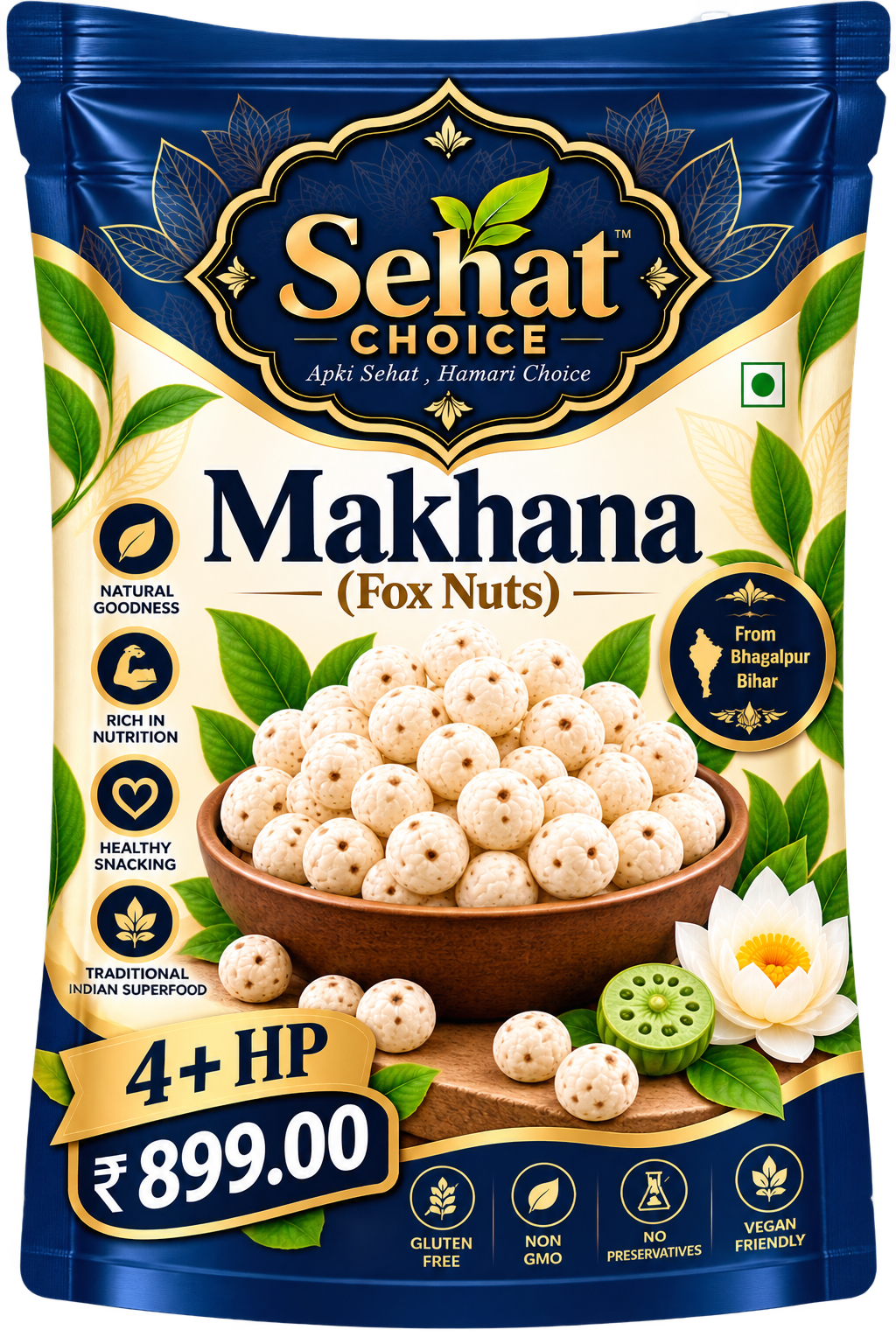 4+ HP Makhana