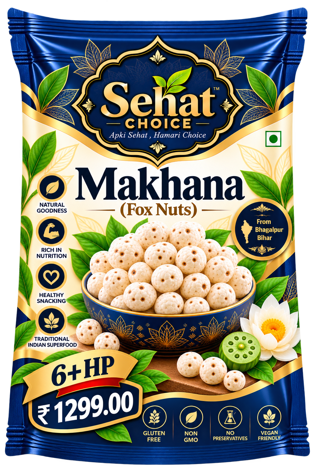 6+ HP Makhana
