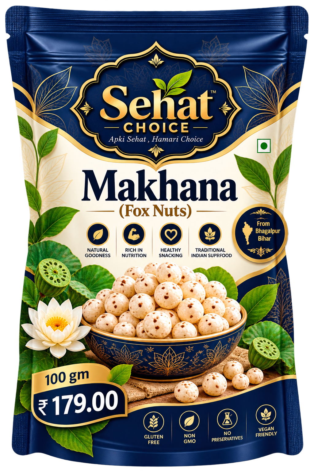 Makhana (Fox Nuts) — 100gm
