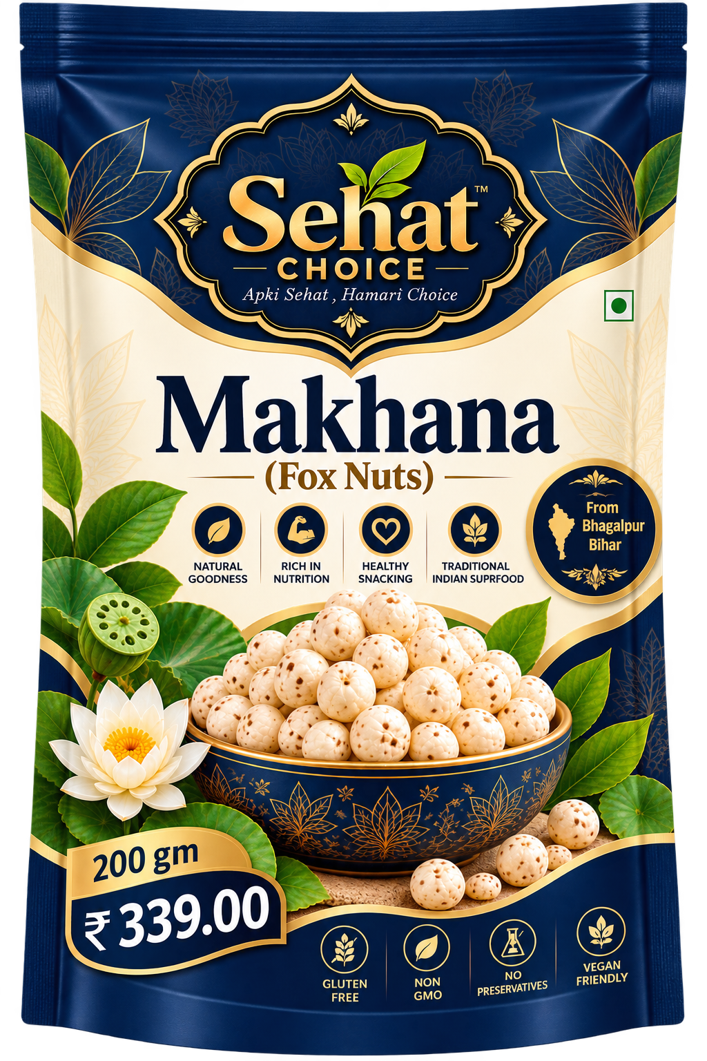 Makhana (Fox Nuts) — 200gm