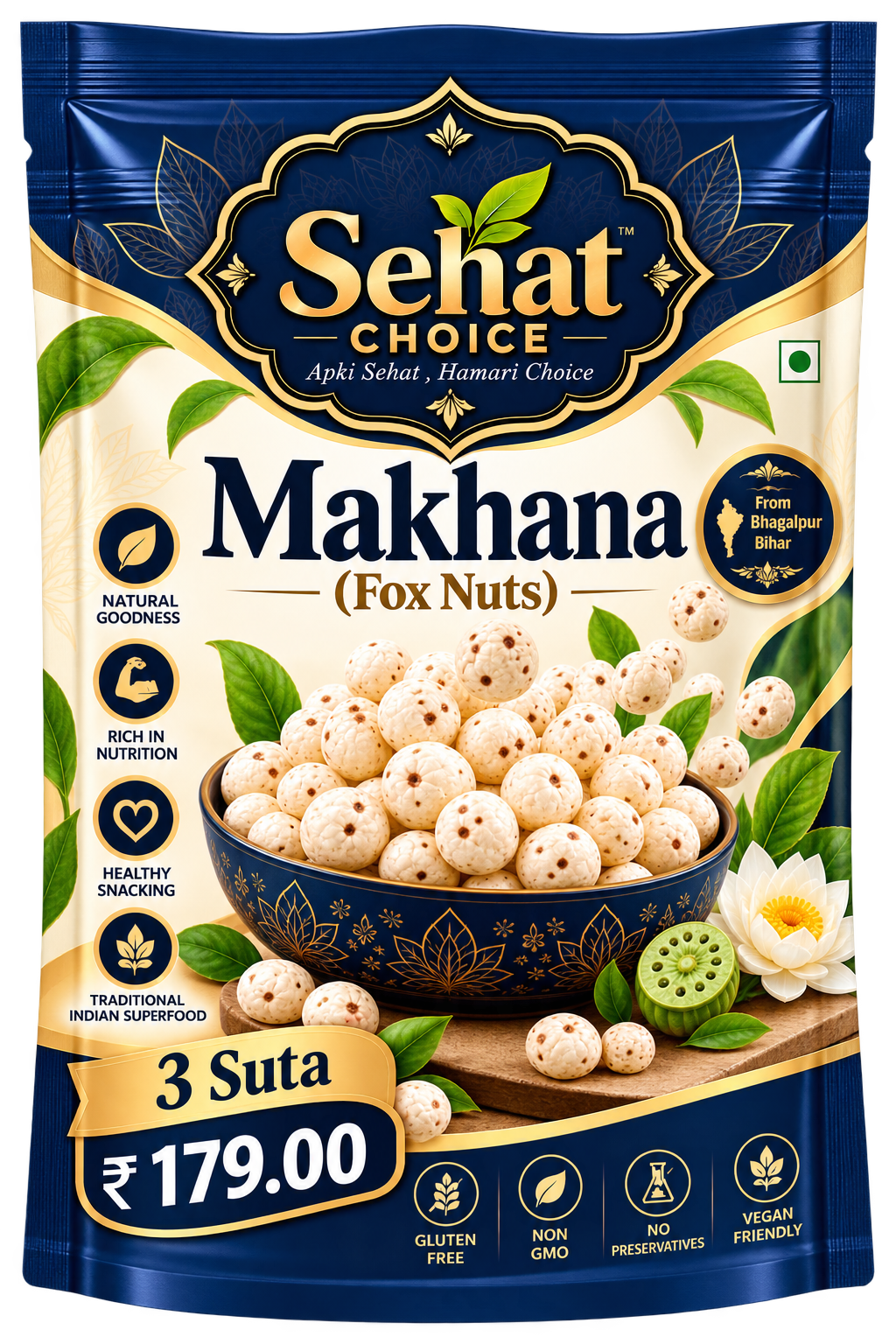 Premium 3 Suta Makhana Grade